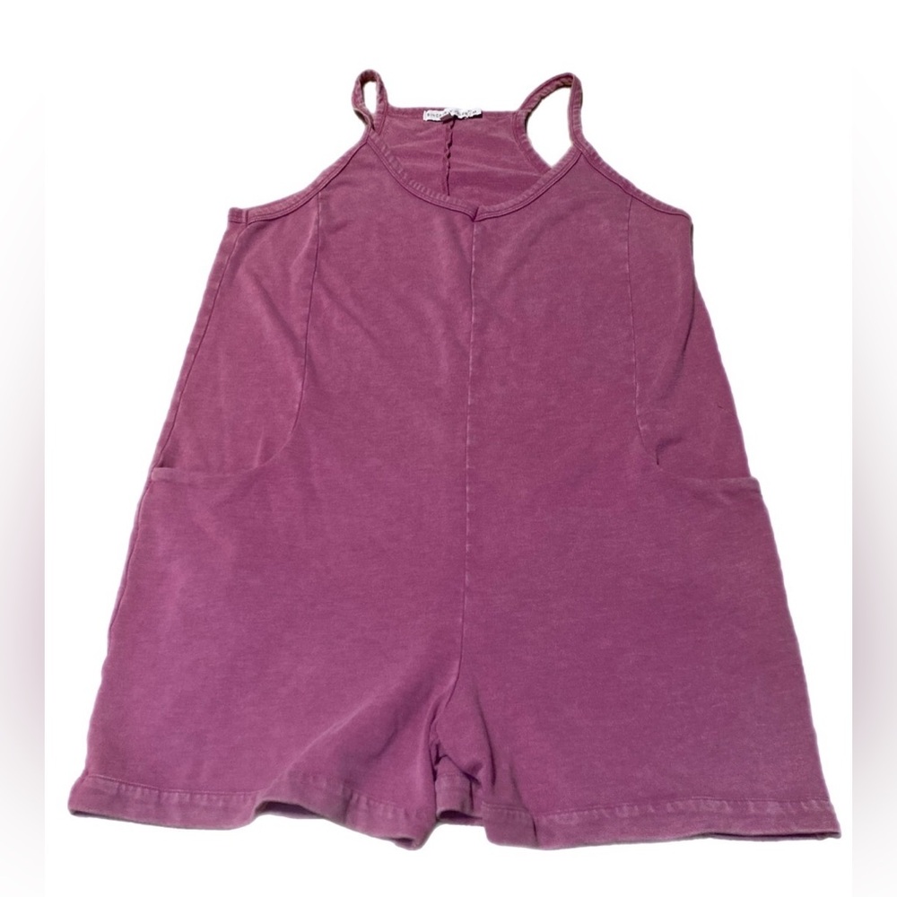 Sincerely Jules Mauve Sleeveless Romper size MEDIUM